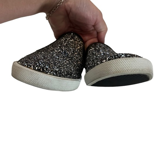Jimmy Choo Glitter Demi Skate Sneakers Slip Ons Loafers 10 WhimsyGoth Rare - Picture 8 of 15